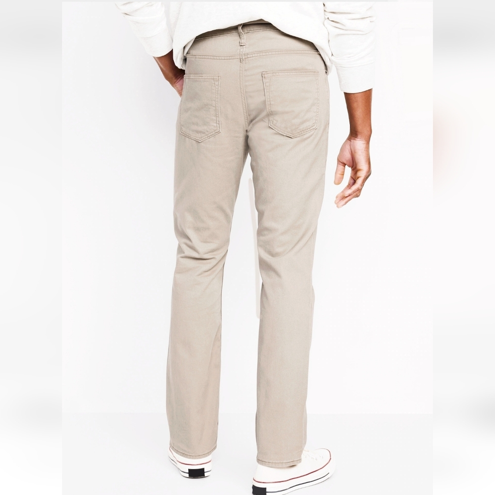 Banana Republic Straight Fit Stone Wash Vintage Style Chino Pants